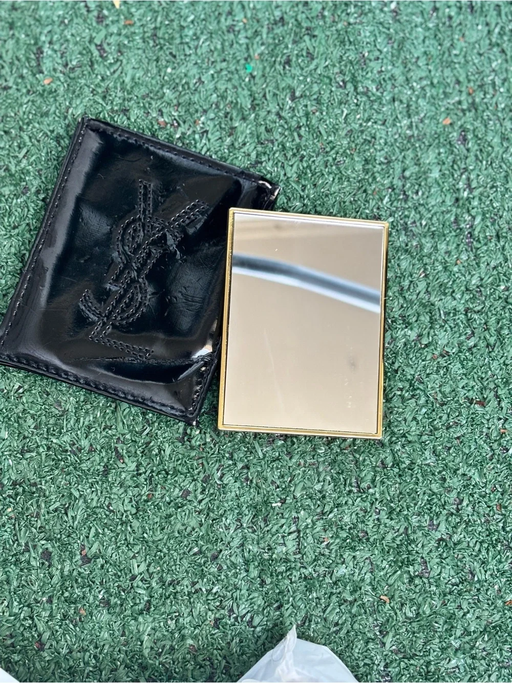 YSL  Saint Laurent mirror with black case